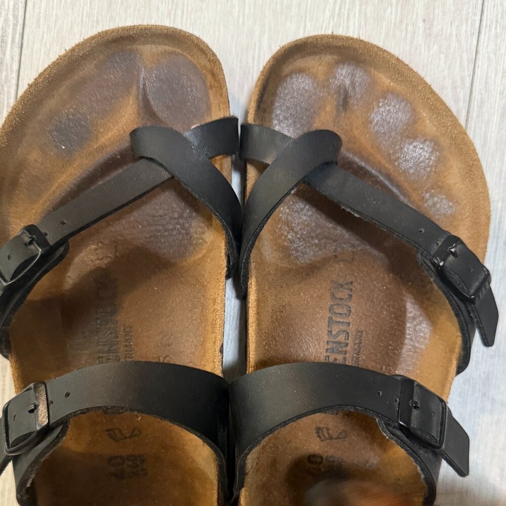 Birkenstocks, Size 40 Mayari Double Strap Black - Picture 5 of 7